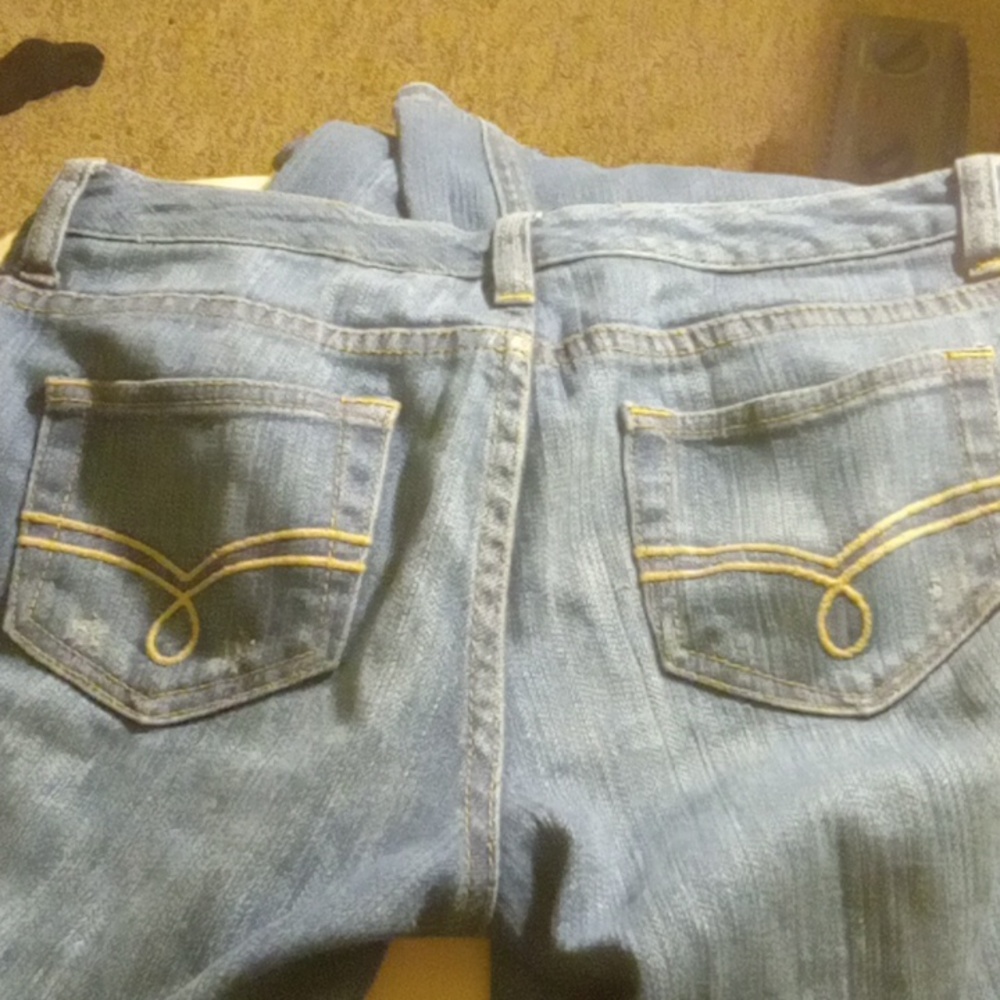 American Rag Blue Denim Overalls - Picture 4 of 8